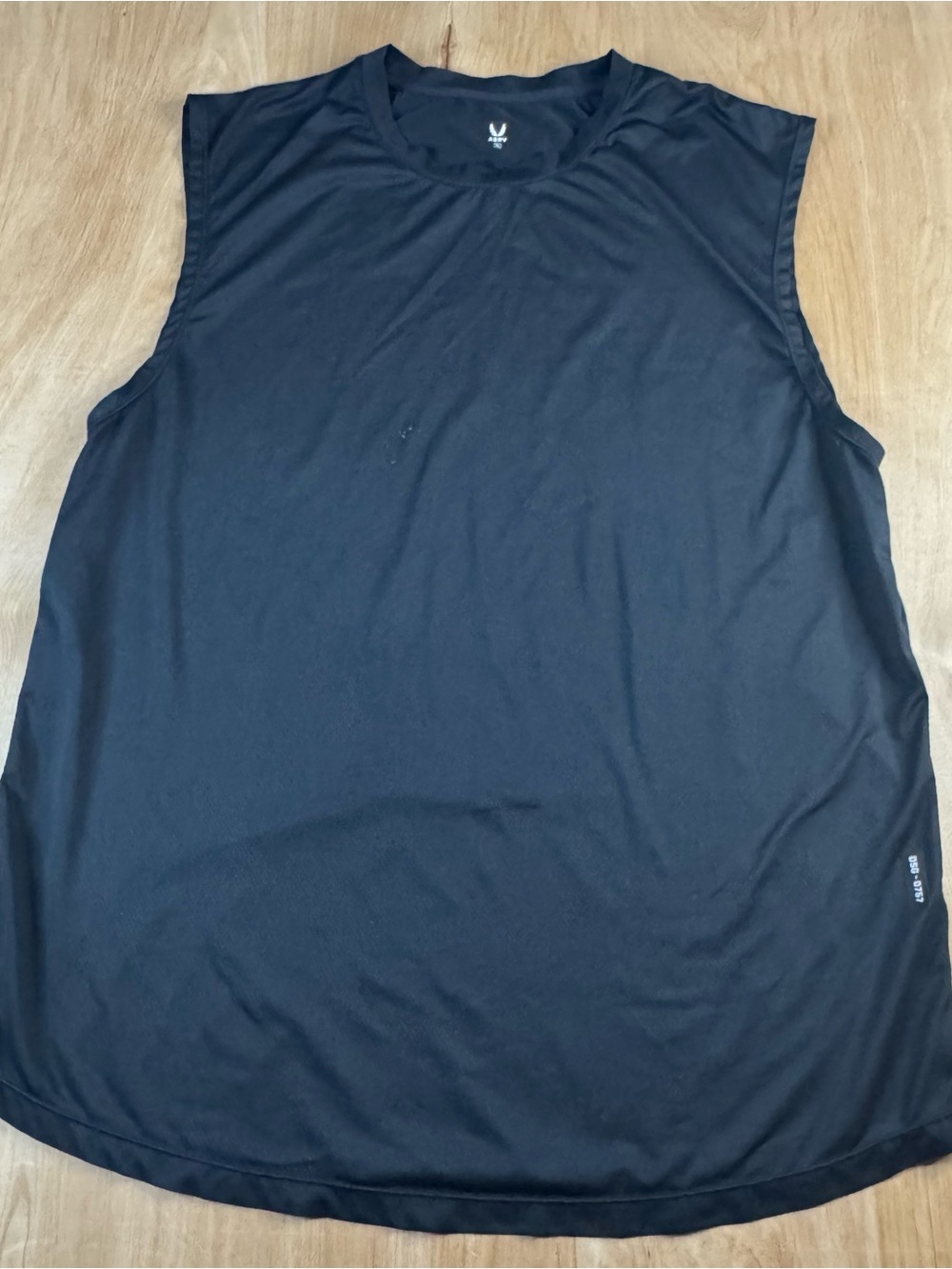 ASRV Mens Black Mesh Sleeveless Crew Neck Stretch Tank Top Size XL DSG-0757.